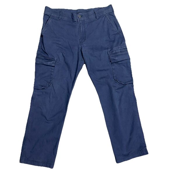 LL Bean Men's BeanFlex Canvas Pants Cargo 2.0 Standard Fit Straight Leg 35 X 27 - Picture 5 of 10